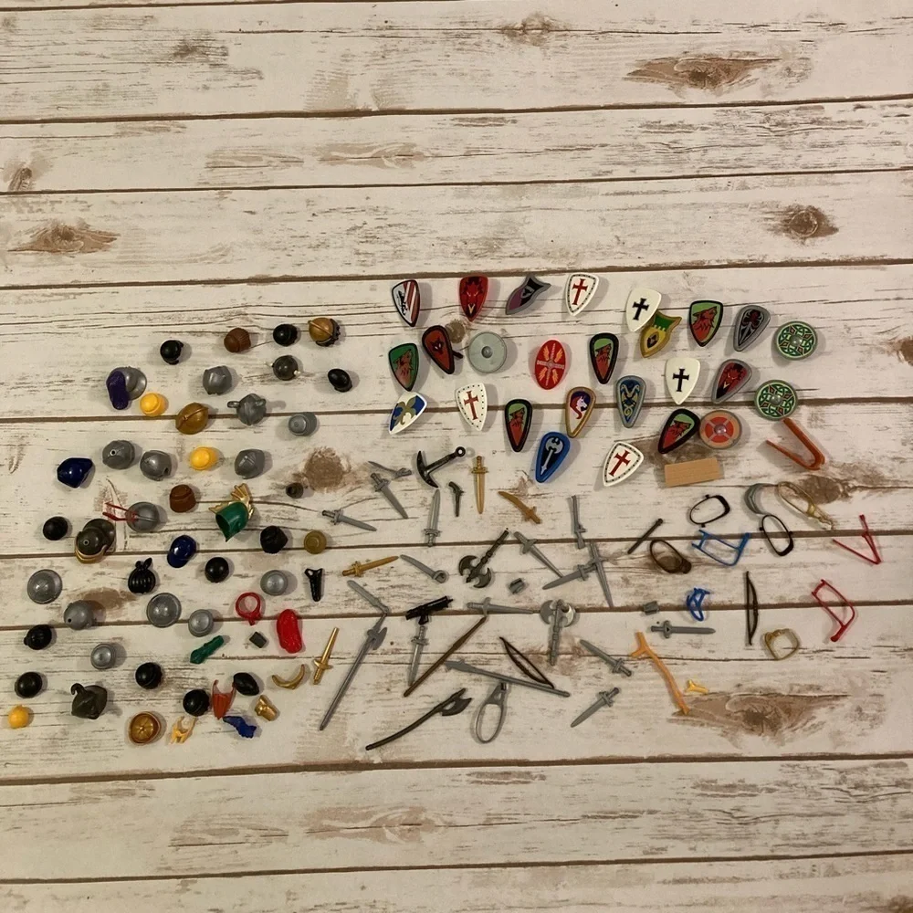Vintage Playmobil Characters and Accessories Lot 203+ Pieces
